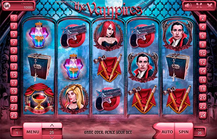 The Vampires online casino slot by Endorphina