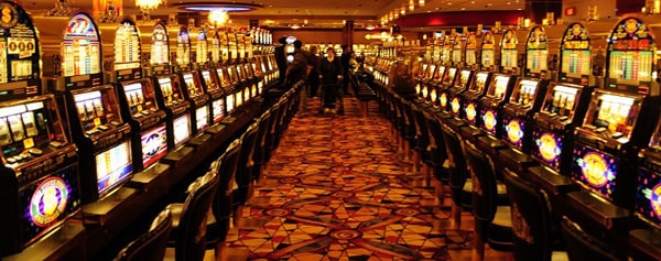 Slot machine hall