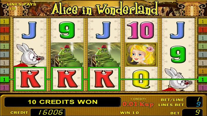Alice in Wonderland slot machine by Champion