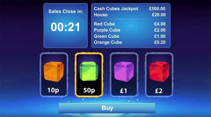Бинго Cash Cubes, скриншот 2